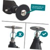 SEWACC 26Pcs Shanks Cutting Disc Holder for Rotary Tools Screw