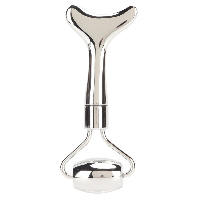 Facial Roller Gua Sha Board Double Heads Reduce Swelling Zinc