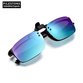 PILESTONE COLORBLIND CORRECTIVE GLASSES SOLD BY PILESTONE CANADA TP-029 Clip-on-lenses (TYPE-B) for red/green strong-severe deutan and strong-severe protan color blindness