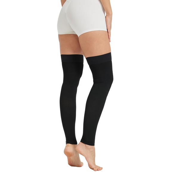 NURCOM 15-20 mmHg Compression Stockings for Women & Men, Footless