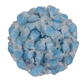 Gourmet Soft and chewy Salt Water Taffy Candies - Individually Wrapped - Bulk bags (Sour Blue Raspberry, 2 Pound (Pack of 1))