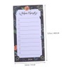 NUOBESTY Pcs Magnetic Romantic Floral Notepads for Fridge Pages Pad