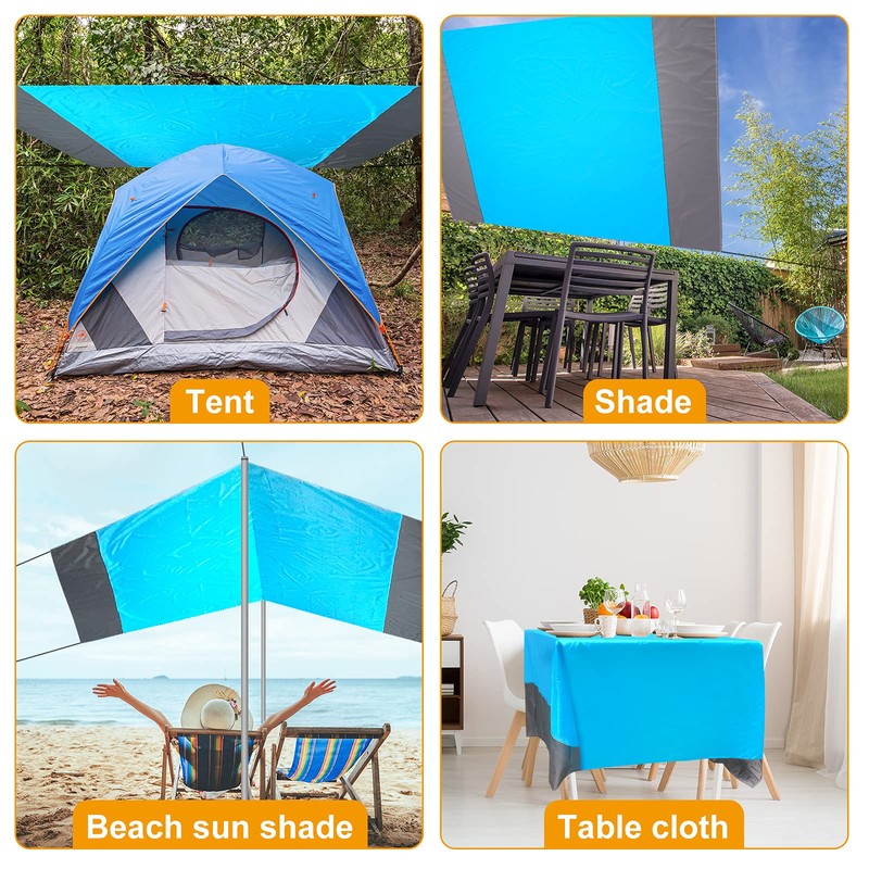 MIAHART Beach Blanket Sandproof Waterproof Picnic Blanket Oversized Beach Mat