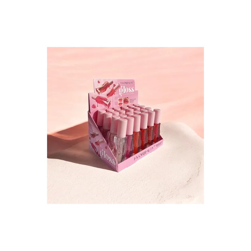 Brillo Labial Hidratante Favorbeauty 6pcs En Tonos Distintos