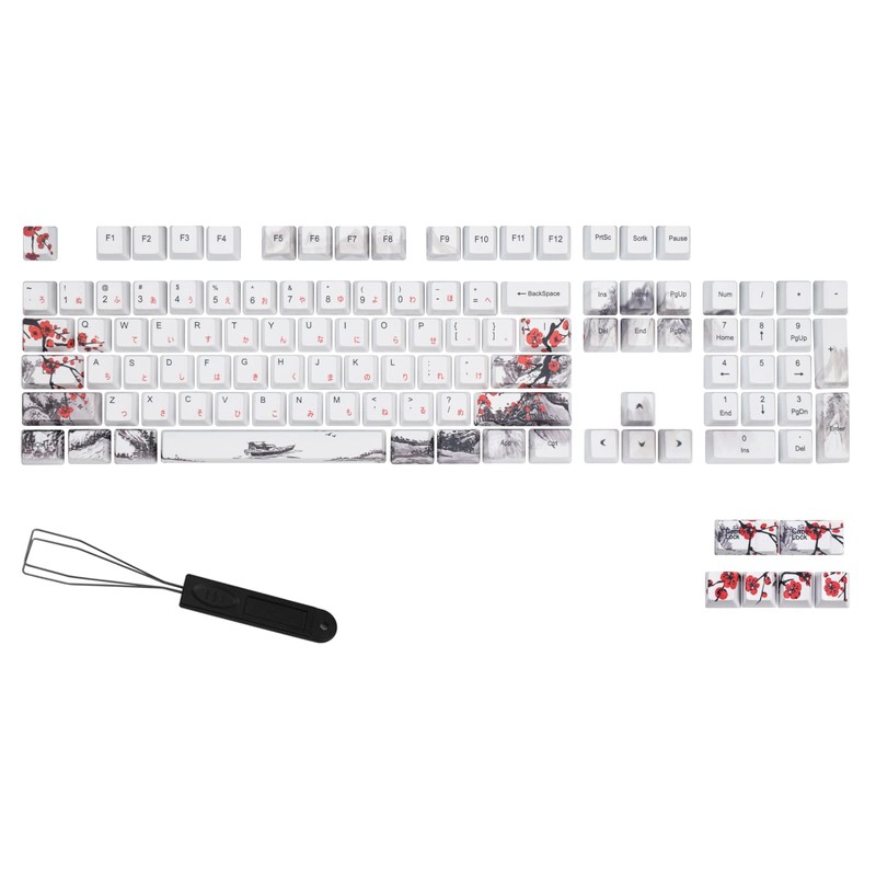 MOLGRIA Keycaps 110 Set for Full Size Mechanical Keyboard, Custom