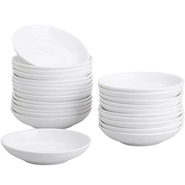 3 Oz Ceramic Dip Bowls Set, 25 Pack Soy Sauce Dipping Bowls/Dishes, Charcuterie Bowls, Porcelain Side Dishes Mini Tiny Bowls for Dipping, Serving, Spice, Sauce, Ingredient