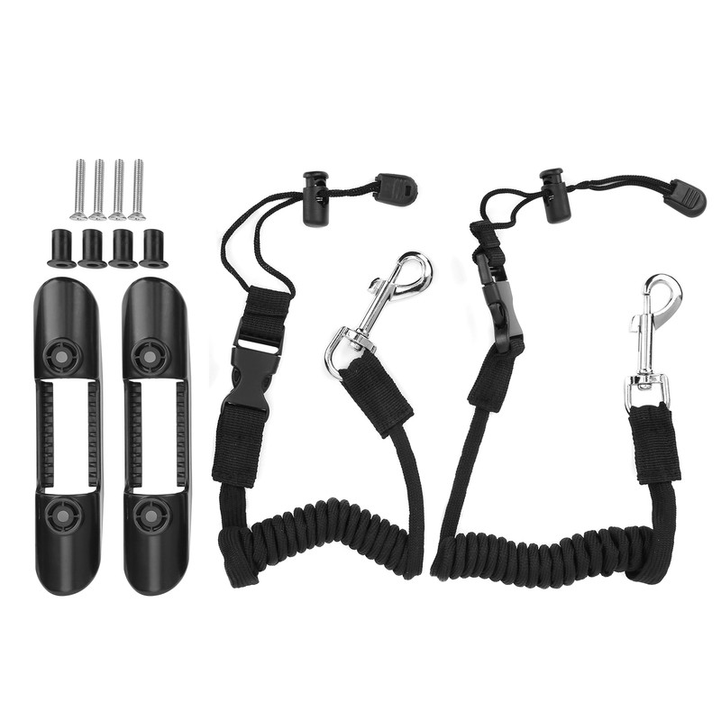 Kayak Canoe Paddle Safety Rope Holder Clip Boat Mount Kit