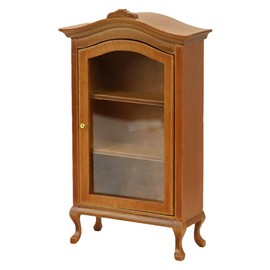 STOBOK Dollhouse Bookcase Wooden Miniature Shelf 1:12 Dollhouse Miniature Furniture Cabinet Dollhouse for Fairy Garden Micro Landscape DIY Crafts Accessories