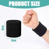 SULIUDAJI Sweatband Wrist Sweatband Men Women Absorbent Sweatbands Arm for