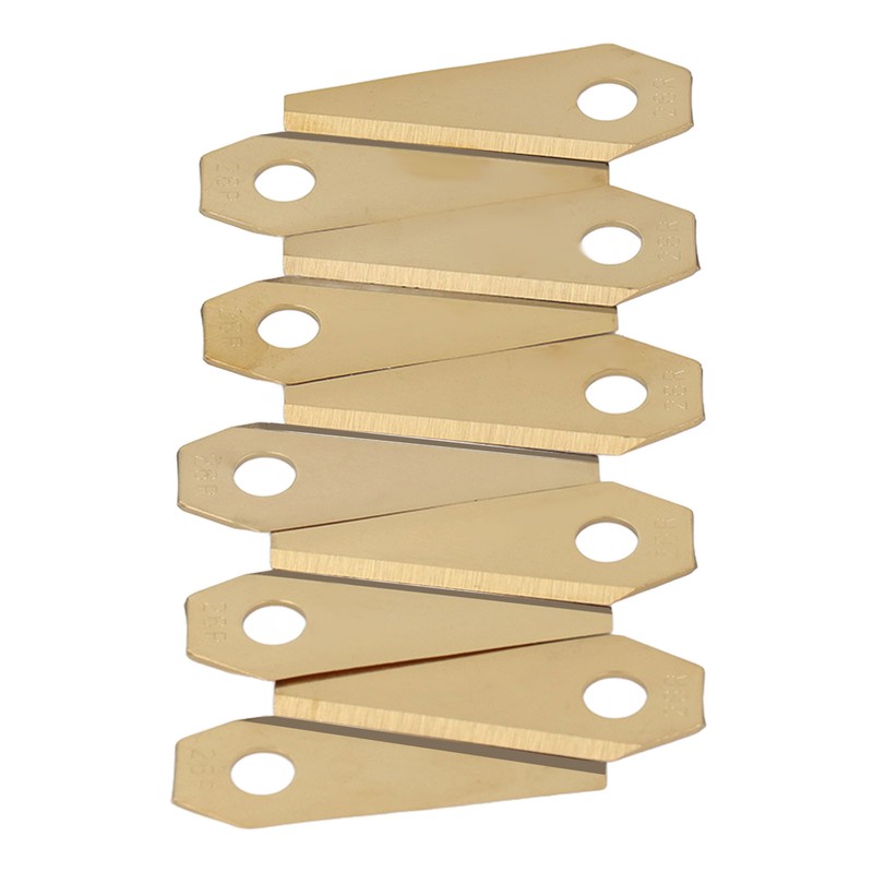 30pcs Robotic Lawnmower Blades Titanium Sturdy Practical Robot Mower Blades