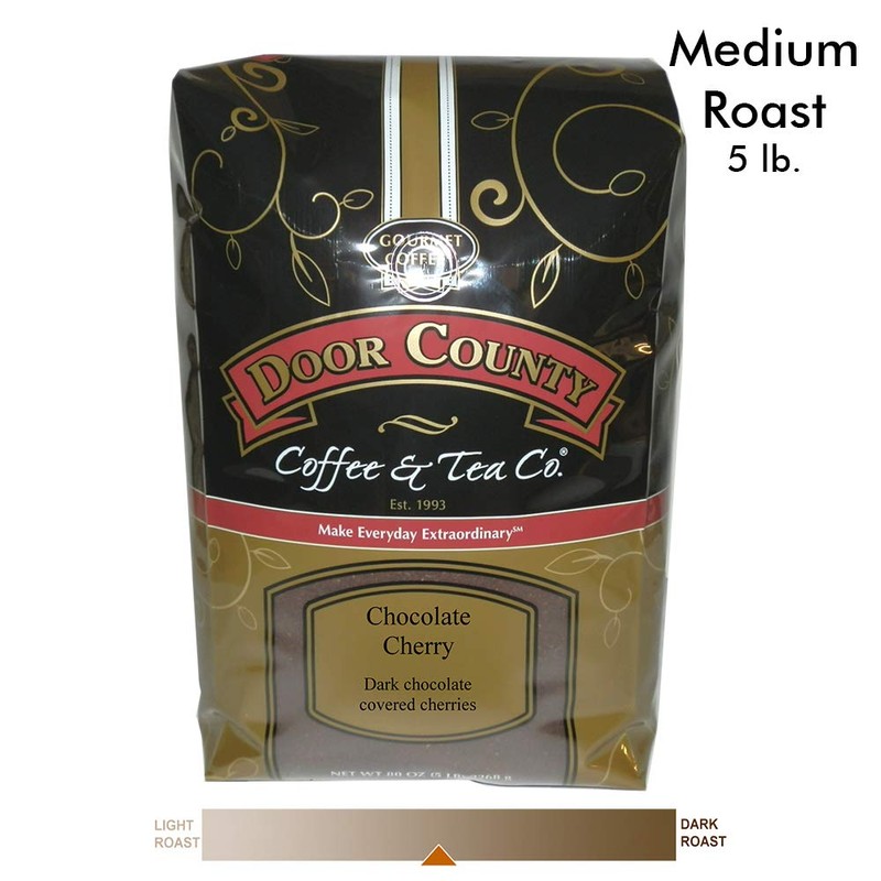Door County Coffee, Chocolate Cherry, Dark Chocolate and Cherry Flavored