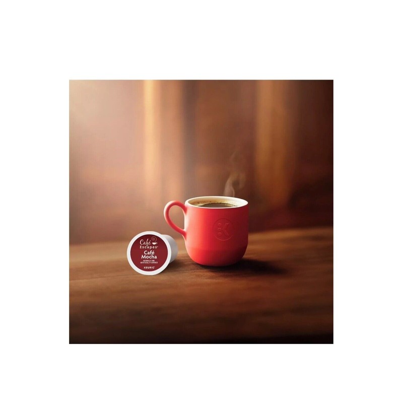 Cafe Escapes™ Single-Serve Coffee K-Cup® Pods, Cafe Mocha, Carton of
