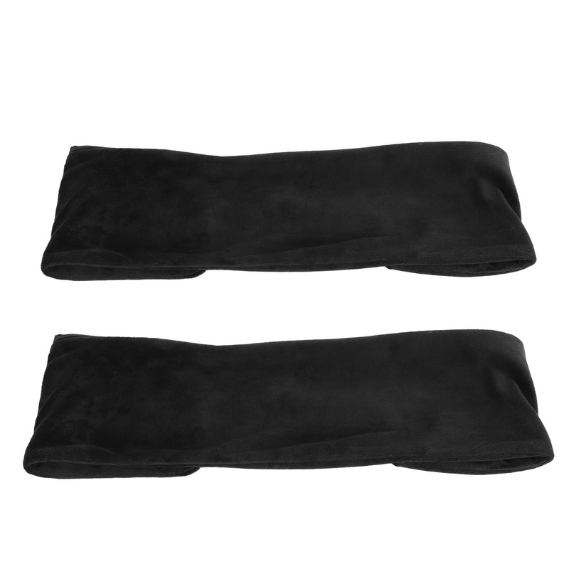 2 Pack Stuffable Travel Pillow Soft Velvet Fillable Airplane Neck