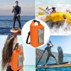Waterproof Dry Bag with Adjustable Strap & Phone Pouch Roll
