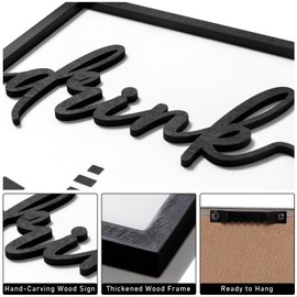 3D Wood Dining Room Wall Decor, Framed Kitchen Pictures Wall Art for Dining Room Wall Decor(Ready to Hang, 12x16 inches, Set of 3, Framed)