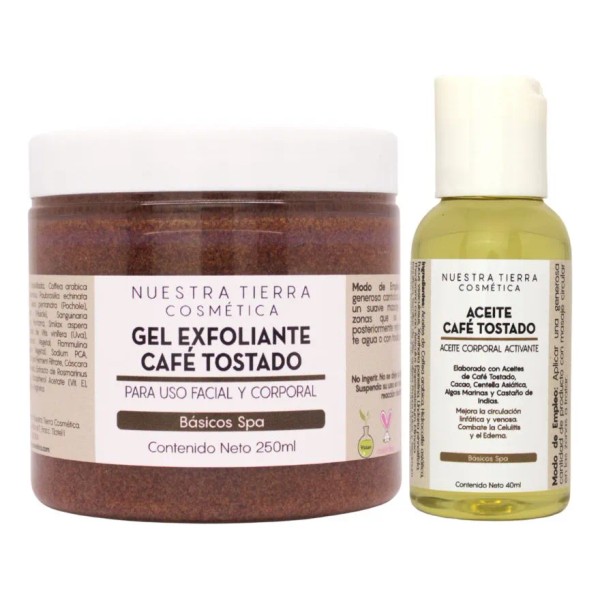 Gel Exfoliante De Café Tostado Anti-celulitis 250ml