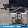 ENCOFT Solar Light Outdoor LED Hanging Lamp IP65 Waterproof Pendent