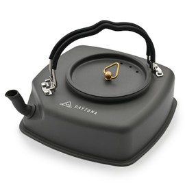 Daytona 37008 Motorcycle Camping Kettle, Aluminum, Square Kettle, 15.2 fl oz (450 ml)