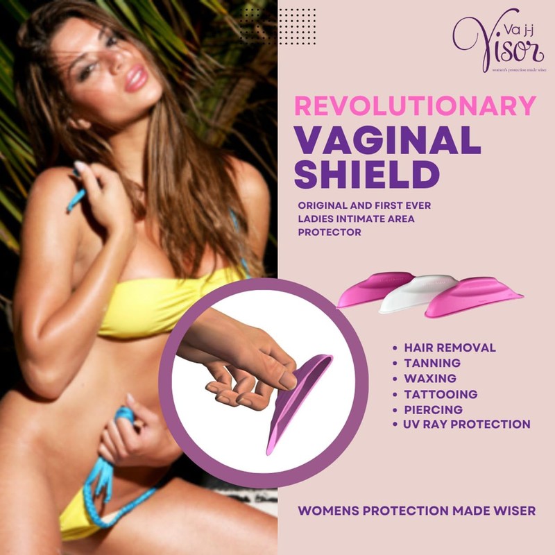 Va j-j Visor Ladies Intimate Area Protector/Vaginal Shield Cover (Disposable)