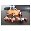 LMC Products Wooden Brain Teaser Puzzles 6 Pack - 3D