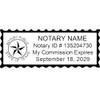 Texas Notary Stamp | Hubco Purple S-844 Self Inking Stamp