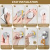 BKV Suction Cup Hooks for Glass Window,Removable Shower Hooks for