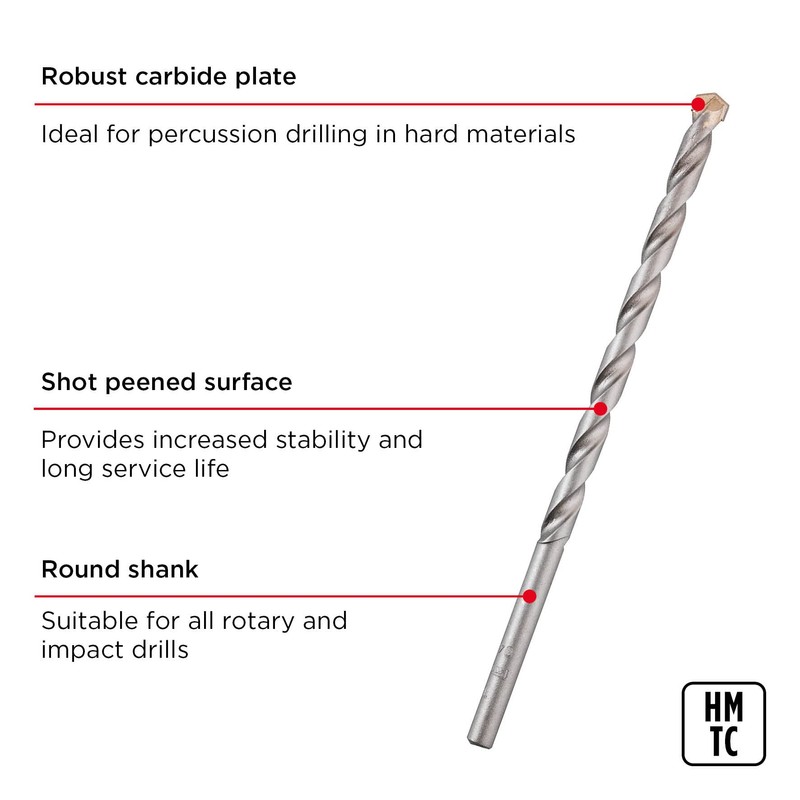 kwb Masonry Breakthrough Drill Ø 6 Mm, Length 200 Mm,