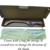 Karmic Creations Bread Bow Knife, Serrated Knife, Fiddle Knife, Sourdough