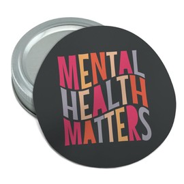 Graphics & More Mental Health Matters Round Rubber Non-Slip Jar Gripper Lid Opener