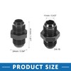A ABSOPRO AN8 to AN8 Male Hose Fitting Adapter Aluminum