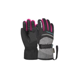 Reusch Bolt GTX Junior Children's Gloves Blck/Blck Melang/Pink Glo 6