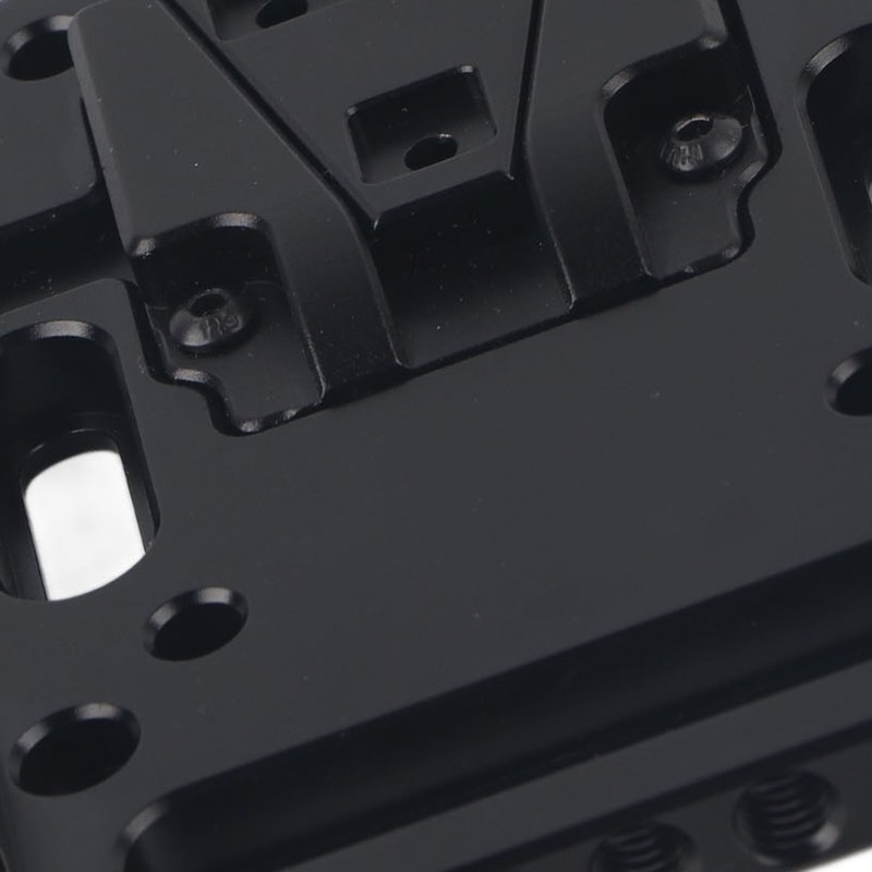 Full Metal V Mount Battery Board Base CNC Anodized Processing