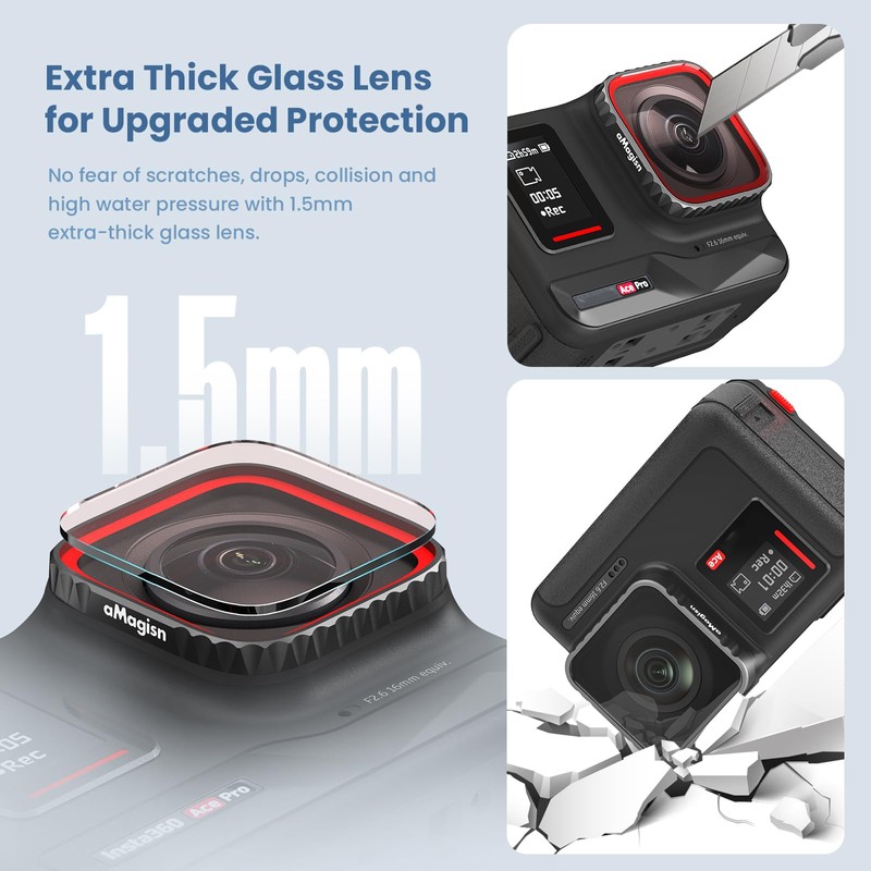 ZLiT For Insta360 Ace/Ace Pro Lens Filter Kit, UV/CPL/CPL +