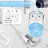GLUBEE Thick Glass Soap Dispenser with Rust Proof Stainless Steel