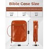 Bafeil Leather Bible Cover for Men, Large Bible Case with