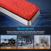 Nilight 2PCS 42LED Red Wireless Magnetic Strobe Lights Portable Warning