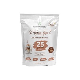 Proteina Post Etapa 2 Mi Nueva Silueta Potencializada con 30 gr por batido + omegas 3, 6 y 9 + colageno (Capuchino)