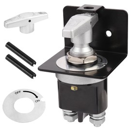 Wayona Battery Disconnect Switch 12V-36V Heavy Duty 500A Battery Kill Switch for Car with Lockout Plate Waterproof High Current Battery Cut Off Switch Replace 20247 for Truck RV Marine Boat Yacht