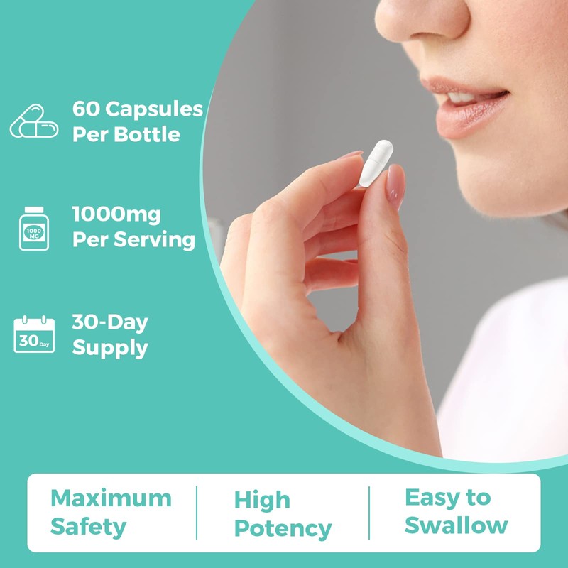 Kayseari TUDCA Bile Salts Supplement 1000mg - 60 Veggie Capsules,Liver