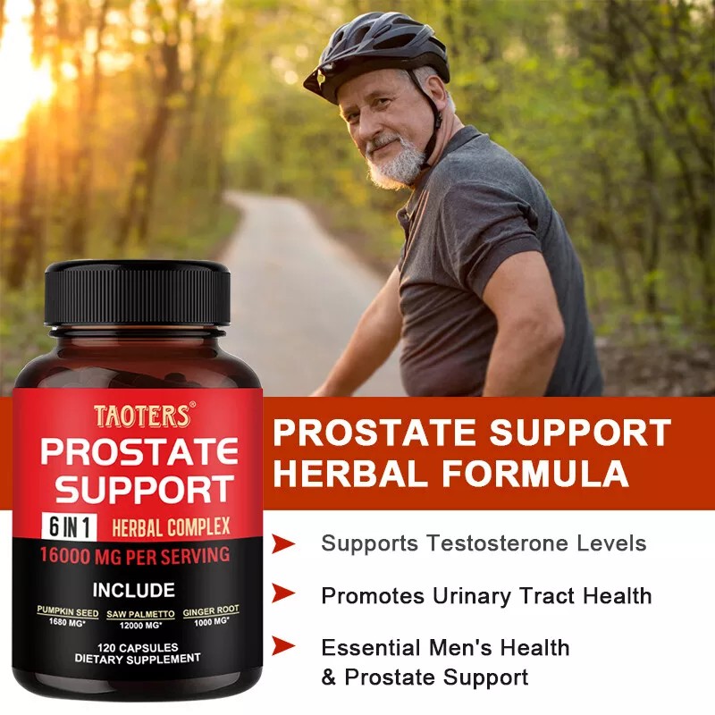 TAOTERS Prostate Support Supplement Supports Hair Growth & Prostate Health