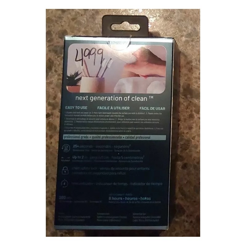 globe Rechargeable Disinfectant UV-C Light Handheld