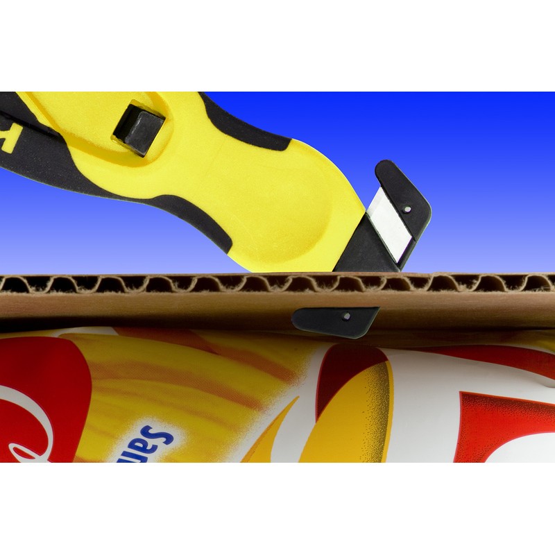 Klever XChange, Safety Box Cutter Knife, Orange