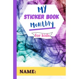 My monthly sticker book: motivational book