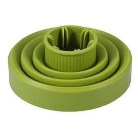 Difusor de Cabello, Universal, Plegable, Secador de Cabello, Difusor, Plegable, Portátil, de Silicona, Soplador, Secador, Boquilla de Repuesto para Cabello Ondulado (Verde)