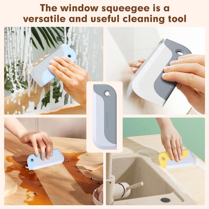 3 Pack Small Squeegees, Squeegee for Shower Glass, Car Window