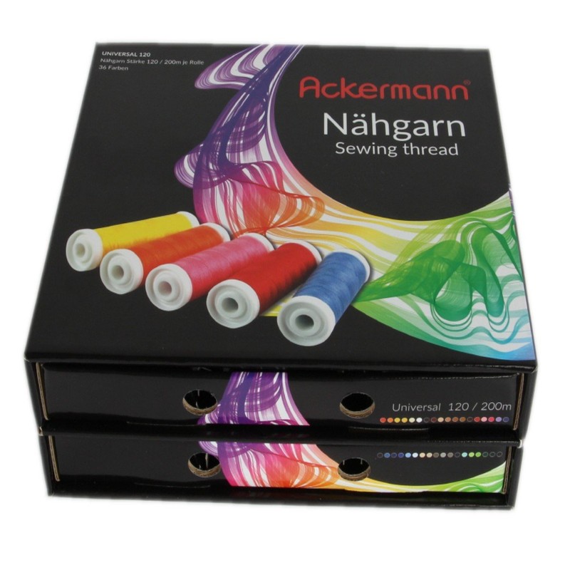 Ackermann Sewing Thread Box, Polyester