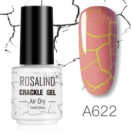 IMGDD Magic Crackle Gel Nail Polish, Long-lasting Air Dry UV LED Soak Off Nail Art for Home Salon Women Gift (RTA622, 7ml)