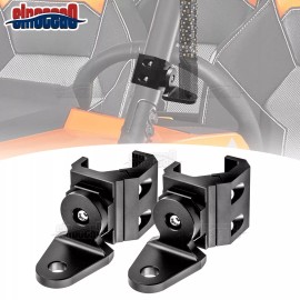 SI For Polaris Ranger General CF-MOTO UTV LED Whip Light Mount Clamp Pro-fit Cage