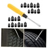 ULTECHNOVO 1set Rubber Screw Nails for Puncture Repair Includes Nails