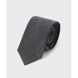 Musinsa Standard Wool-Like Narrow Solid Tie [Medium Gray]